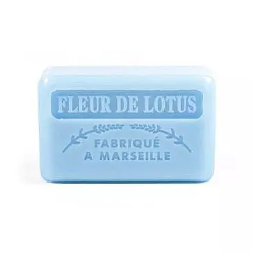 Foufour -  Foufour Mydło marsylskie z masłem shea - Kwiat lotosu